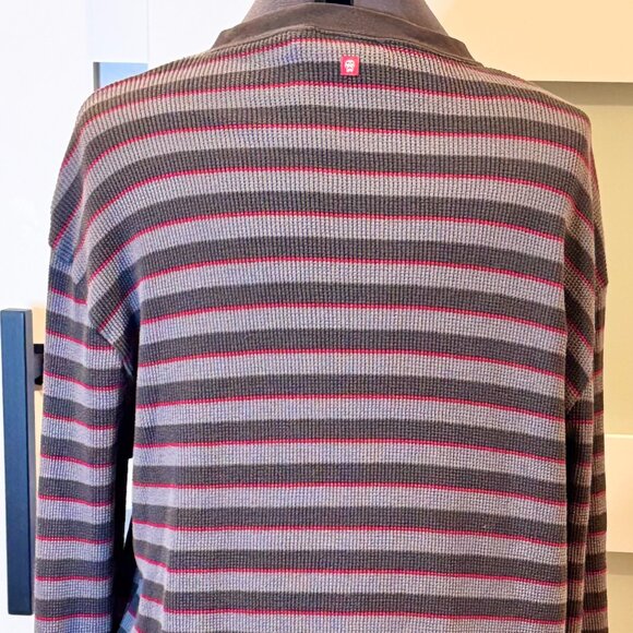 Vintage VANS LONG SLEEVE‎ Striped THERMAL XXL 05/2010 - Picture 2 of 10